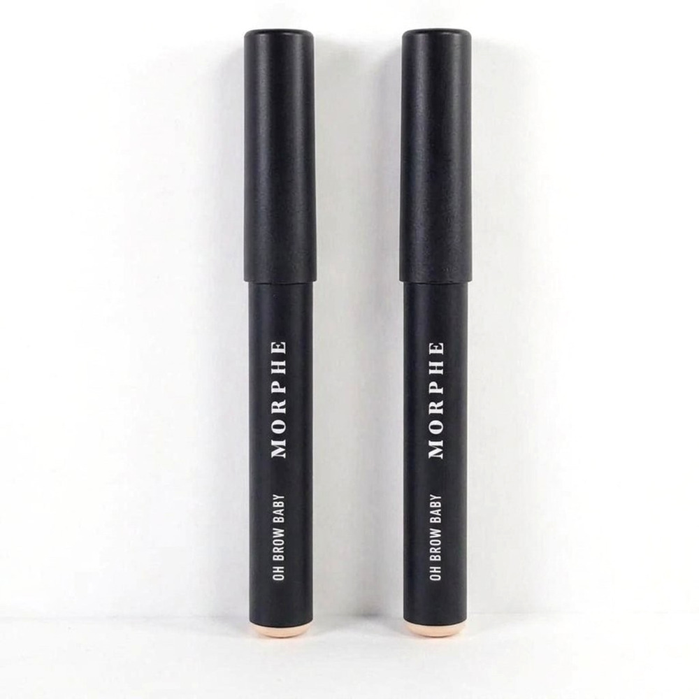 (Lot of 2) Morphe "Oh Brow Baby" Matte Peachy Nude Highlighter Stick